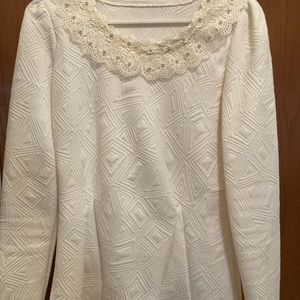 White dressy top